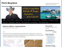 Tablet Screenshot of pilot-blogbook.com